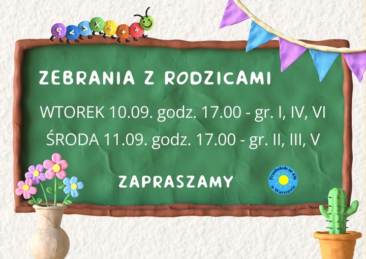 Zdjęcie do wpisu: ZEBRANIE Z RODZICAMI