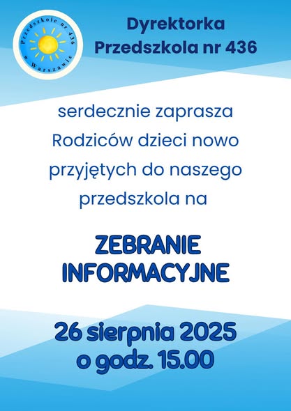 Zdjęcie do wpisu: ZEBRANIE INFORMACYJNE