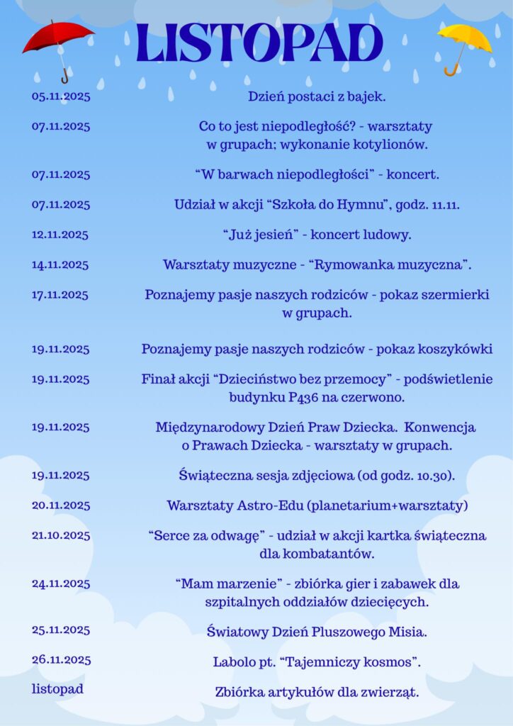 Zdjęcie do wpisu: Listopad