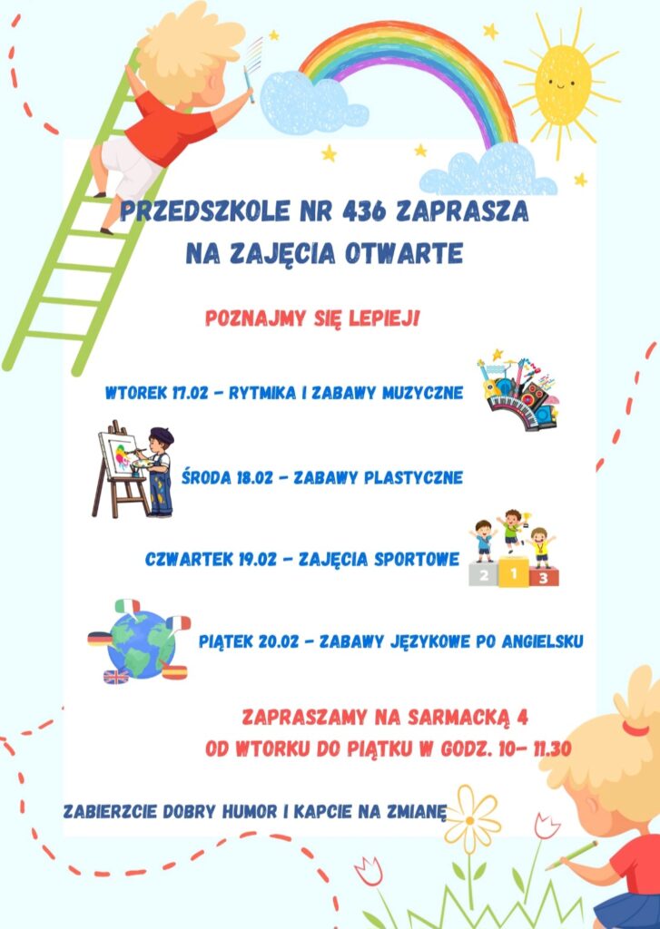 Zdjęcie do wpisu: ZAJĘCIA OTWARTE