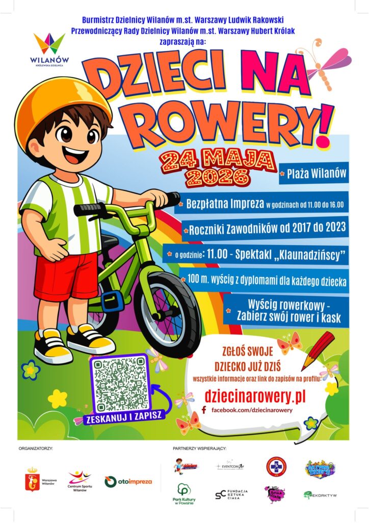 Zdjęcie do wpisu: DZIECI NA ROWERY!